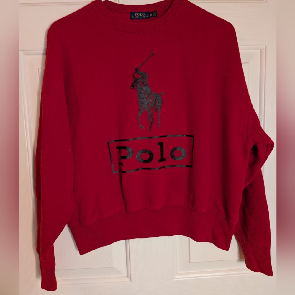 Polo by Ralph Lauren Red Crewneck